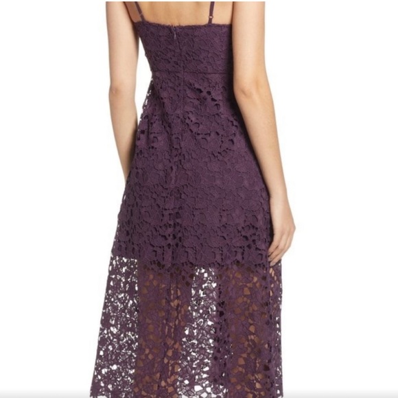 NWT ASTR Deep Purple MIDI Dress - Picture 3 of 10